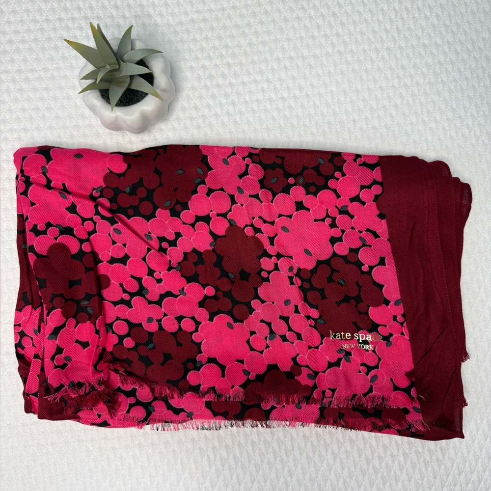 KATE SPADE NEW YORK bubble dots oblong scarf , 29" x 82"